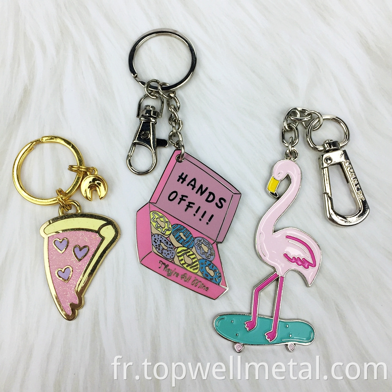 hard enamel keychain